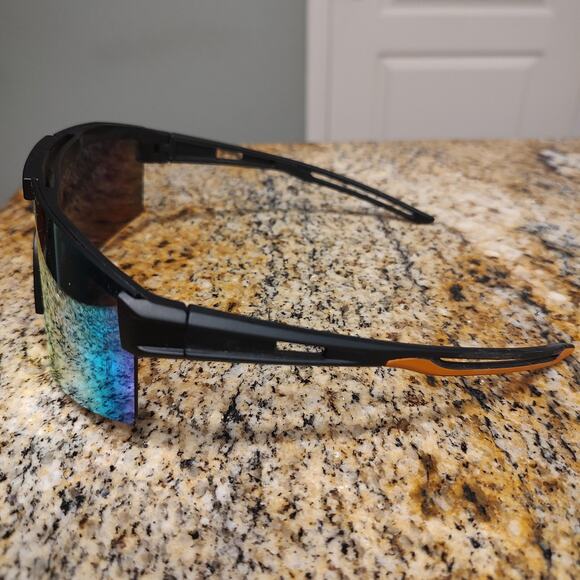 ROVE Performance Sports Sunglasses UV400 Mirrored Lens Cycling Running Unisex Ad - Picture 6 of 14